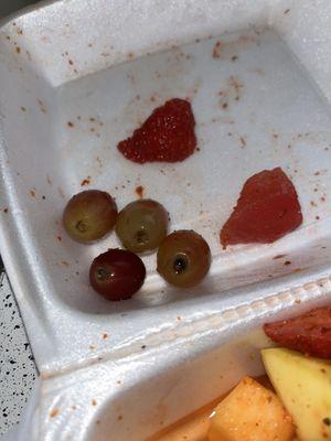 Grapes, strawberries, watermelon