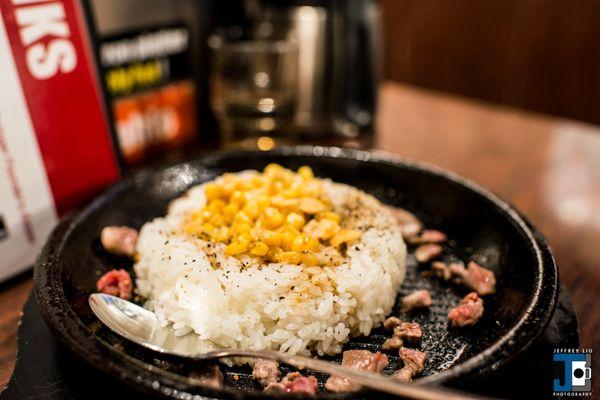 Pepper garlic rice