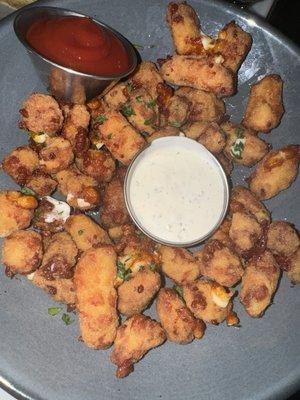 Beer-Battered Cheese Curds