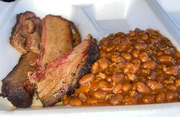 Brisket & Smoked Baked Beans