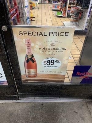 This stores cheap Moet price.