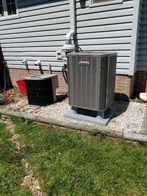 2 ton Lennox heat pump install.