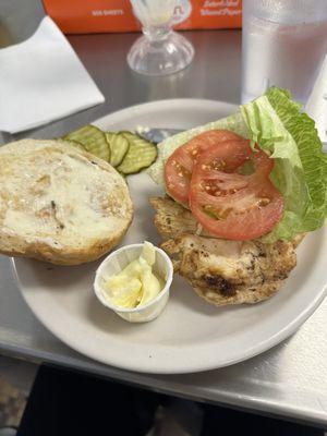 Chicken Breast Sandwich, california style