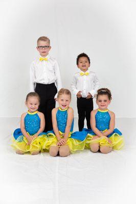 Classes for our tiniest dancers consist of Tap, Ballet and Creative Movement.