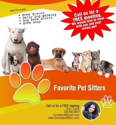 Favorite Pet Sitters Dog Walkers