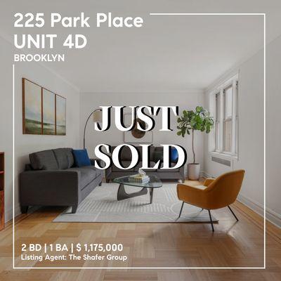 Just Sold! 225 Park Place, Unit 4D