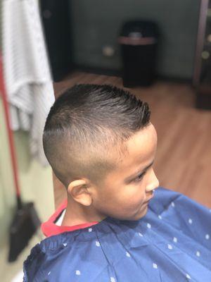 High Skin Fade Fauxhawk by Kevin