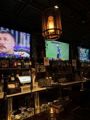 Football and beer!  The next bat.