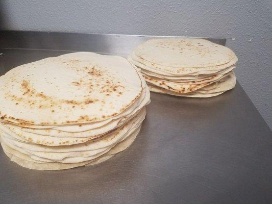 Our tortillas are fresh and made in house!