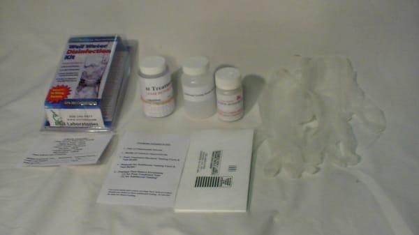 ETR Well Water Disinfection Kit, Includes follow up water tests.