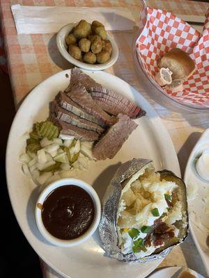 BBQ Sliced Beef Plate