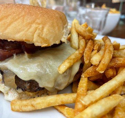 Burger and Fries