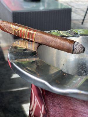 Loved sitting on Patio enjoying a cigar