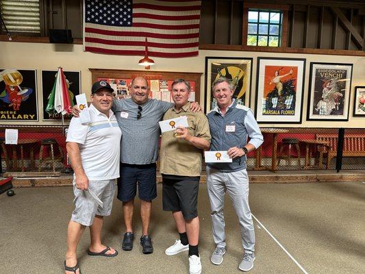 Our VP, Dave Fawcett, won second place in the IBA West bocce ball tournament with our current and former Safeco company reps.