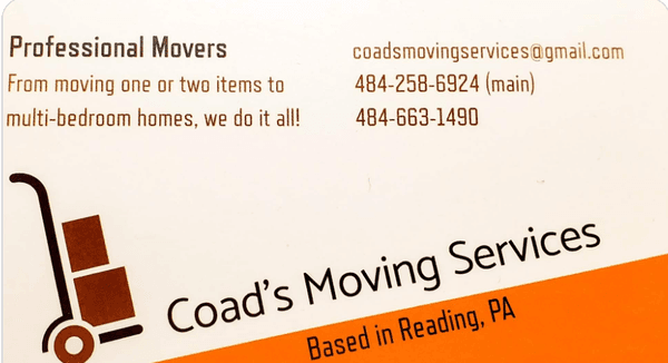 Coad's Moving Services