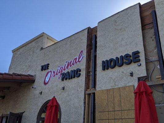 Construction means we now get to eat at The Original Panc House!