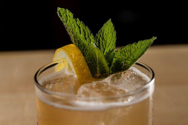 Derby Mule - Bourbon, Fresh Lemon, Ginger, Cinnamon and Mint