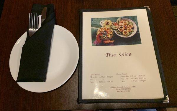 New Thai restaurant! I have high hopes.