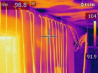 Infrared cameras help us identify problems unseen to the naked eye