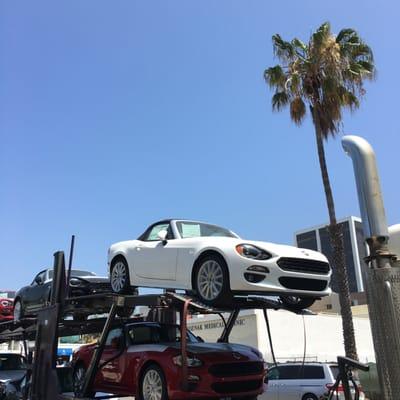 New arrivals to Santa Monica FIAT! The all new 124 Spider is here now.