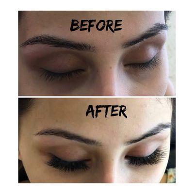 Eyelashes extensions