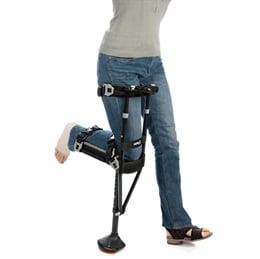 We now offer the walk 2.0, a hands free knee crutch.