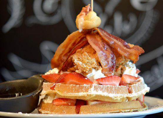 Chicken, Bacon & Waffles!