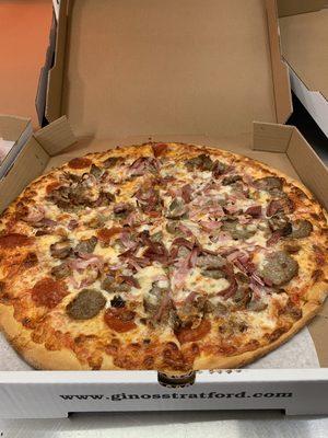 Meat lover pizza