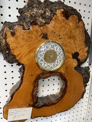 Tree Stump Clock