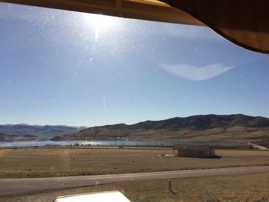 Clark Canyon reservoir.