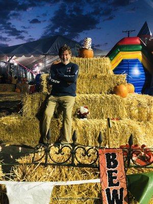 Ron Smith on the Hay Pyramid