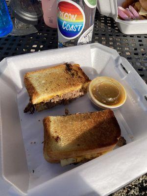 Short rib grilled cheese.