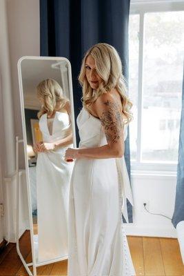 Wedding dress: after (KeLi Photography)