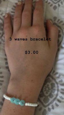 3 waves bracelet