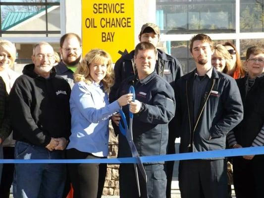 Ribbon cutting of Brotherhood Oil