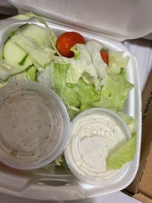 Salad and peppercorn dressing