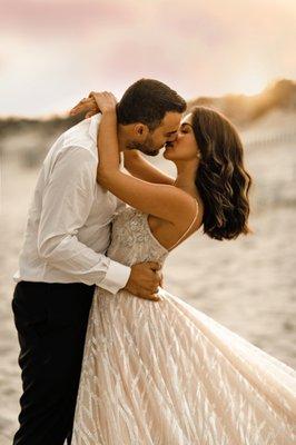 Beach wedding photoshoot