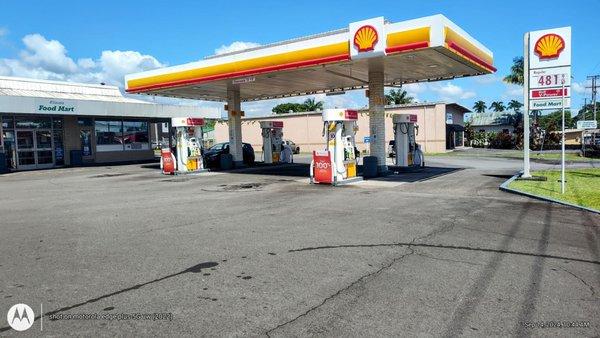 Shell Fuel Rewards = discount on gas/gallon @ Kilauea Shell Hilo. They have a decent car wash too.