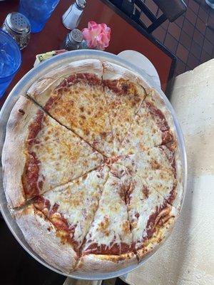 Large cheese pizza