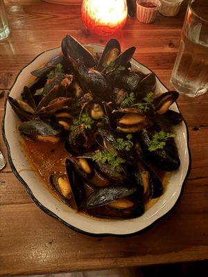 Maine Mussels salsa brava, anise liqueur,