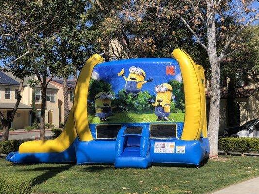 Are your kids driving you bananas at home, rent out our Lite Despicable Me Combo to entertain them and call it a  relaxing day.