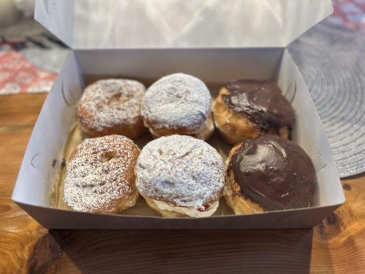 Paczki Lemon, Blueberry, Strawberry and Custard