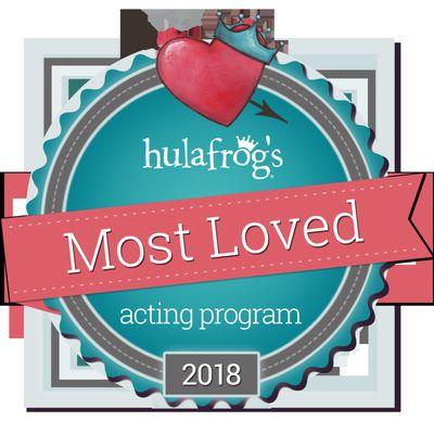 Awarded again MOST LOVED ACTING PROGRAM! Thank you hulafrog!