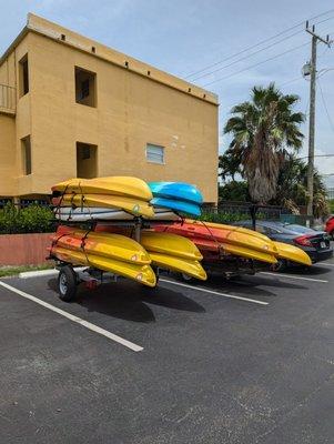 kayaks