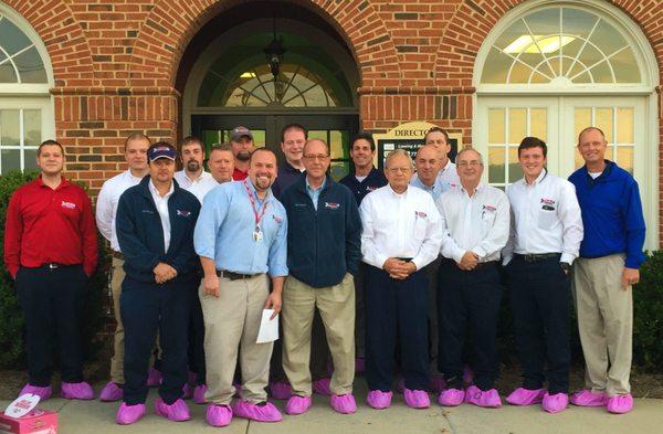 Arrow Exterminators goes Pink to kick off the #ArrowCares campaign for Breast Cancer Awareness!  http://bit.ly/ArrowCares