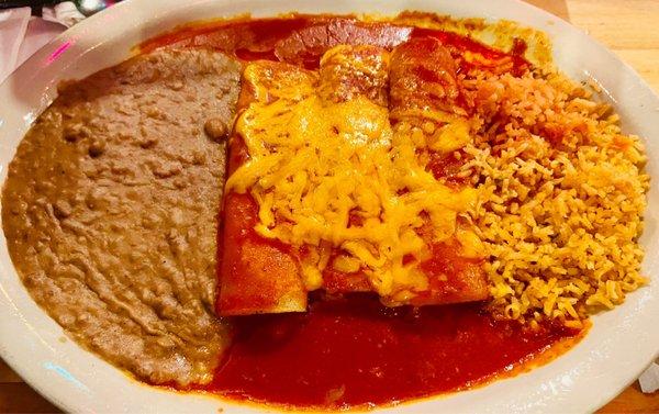 Cheese Enchilada Plate