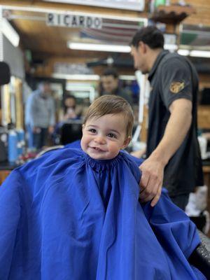 First haircut!