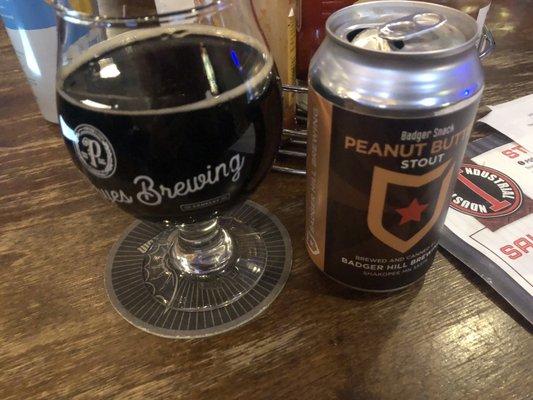 Peanut butter stout