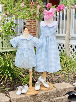 Matching and Coordinating Sibling outfits.