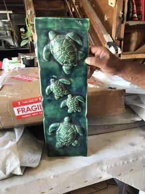 Turtle plaque!